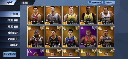 最强nba骑士詹满配属性