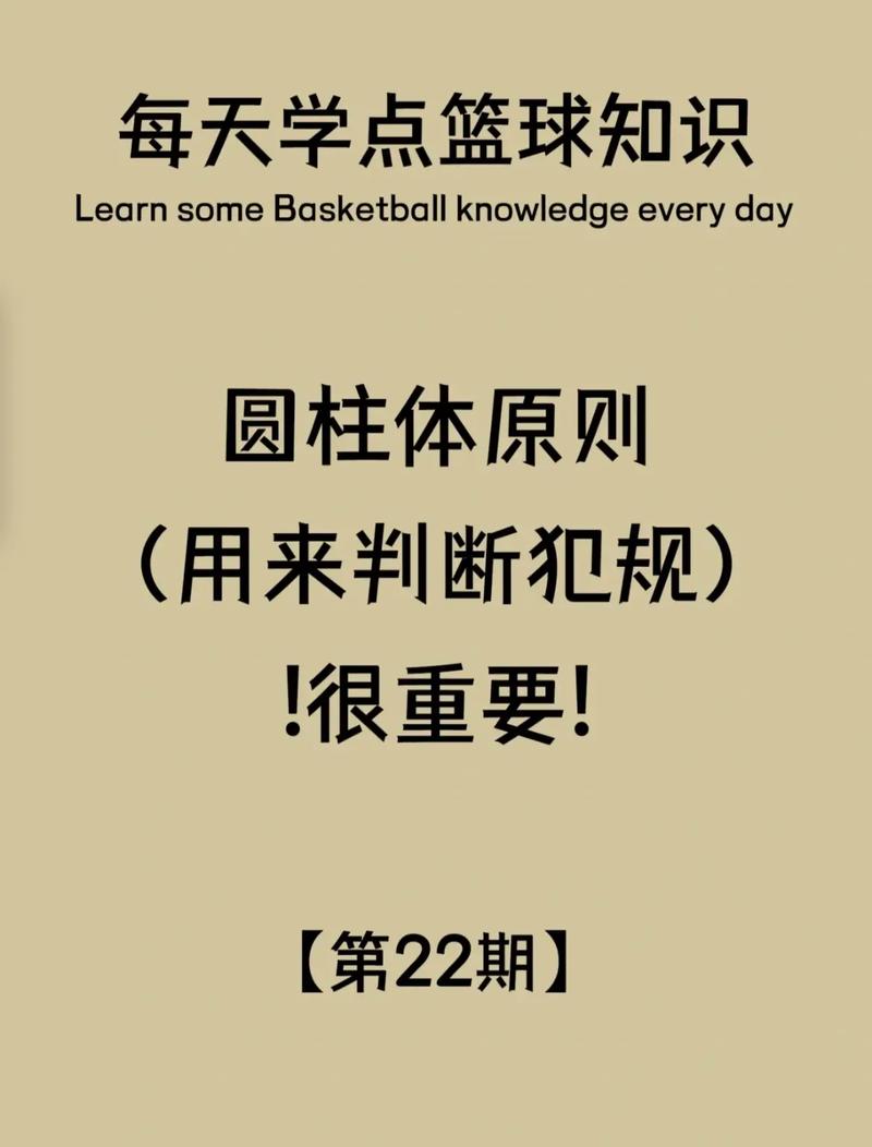 篮球规则中的圆柱体原则