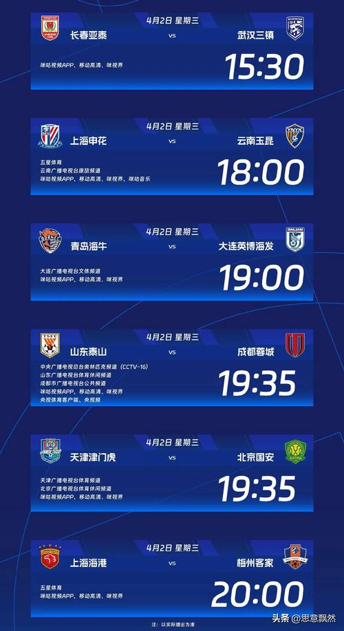 中超联赛什么时候开始打