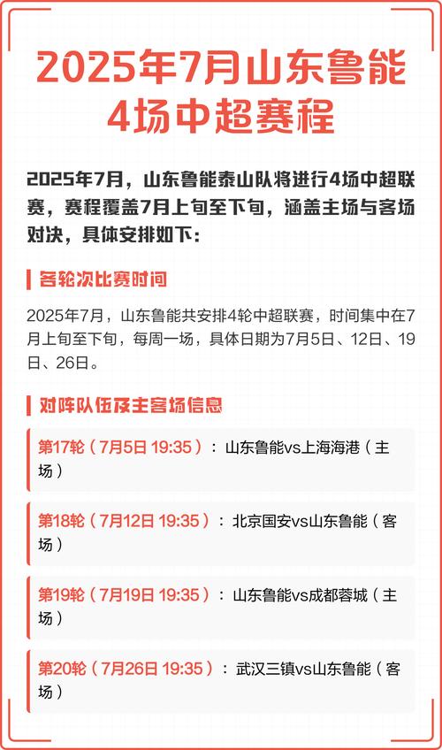 中超鲁能赛程2022最新赛程表