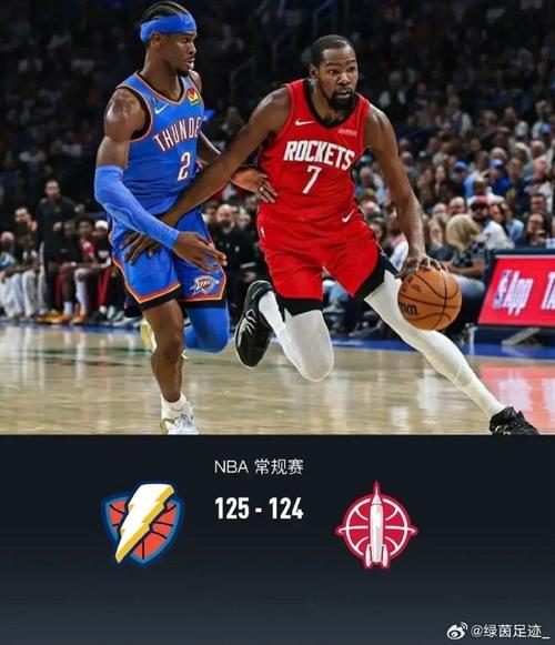 火箭vs雷霆时间表预测