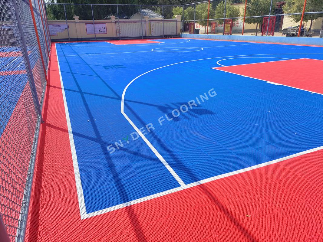 室外篮球场地地面材质