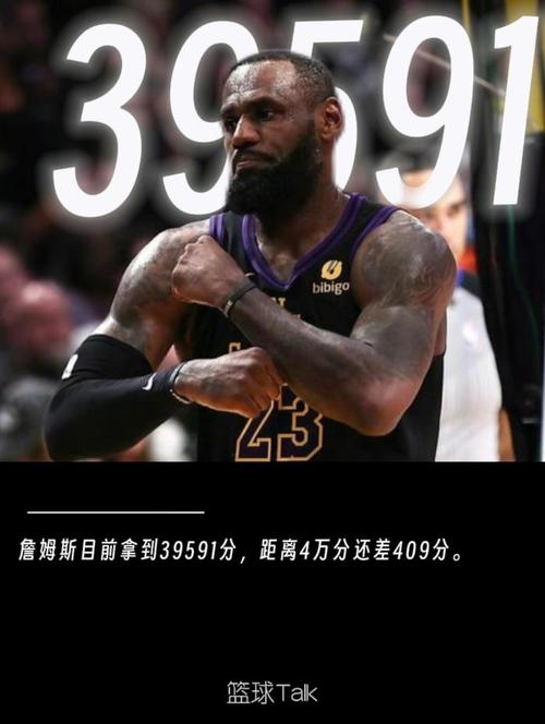 詹姆斯能得到40000分吗