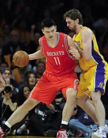 姚明与加索尔pk数据